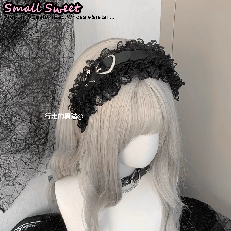 Leatherwork Rings - Goth Hair accessories Harajuku Gothic Lolita
