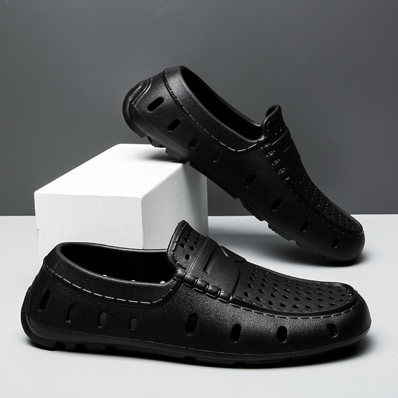 Leather Work Flats - YUYIN Men's Eva Slippers Non-slip Shoes