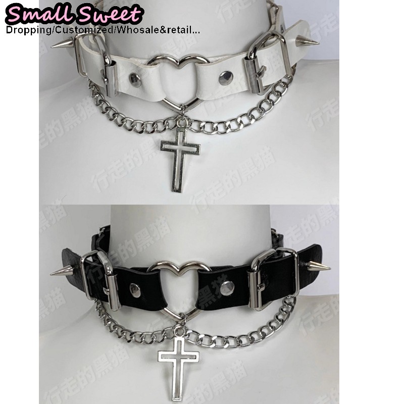 Goth Hair accessories Harajuku - Leatherwork Rings 评论和价格