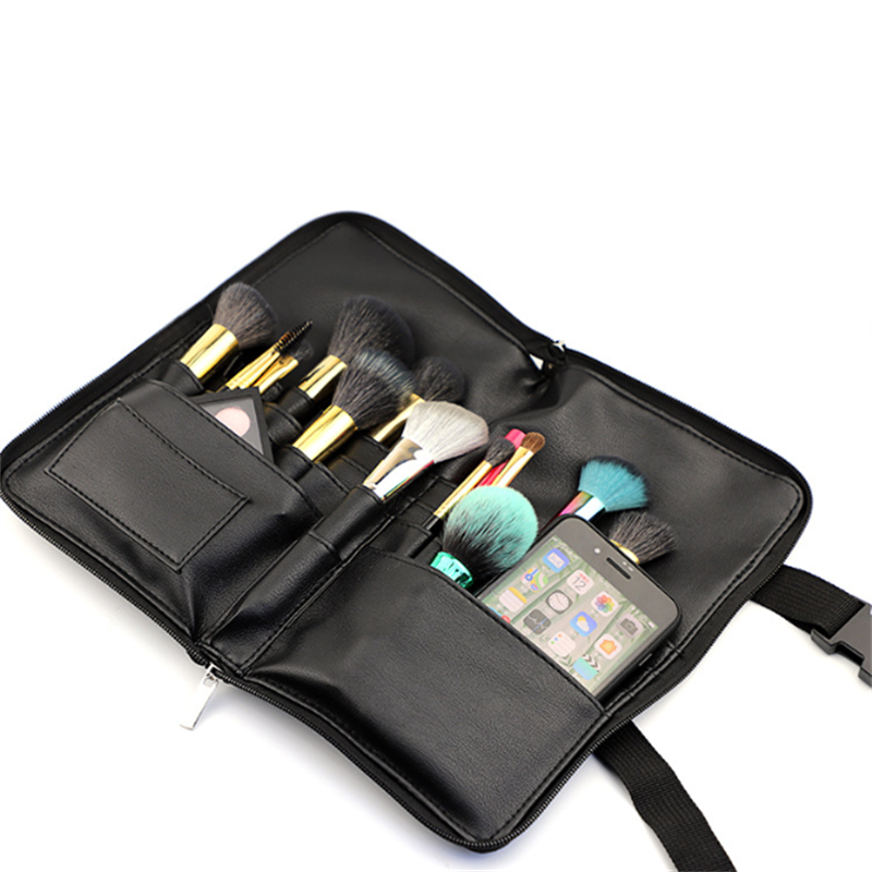 Two Style PU Leather Makeup Br - Leatherwork Pony 评论和价格