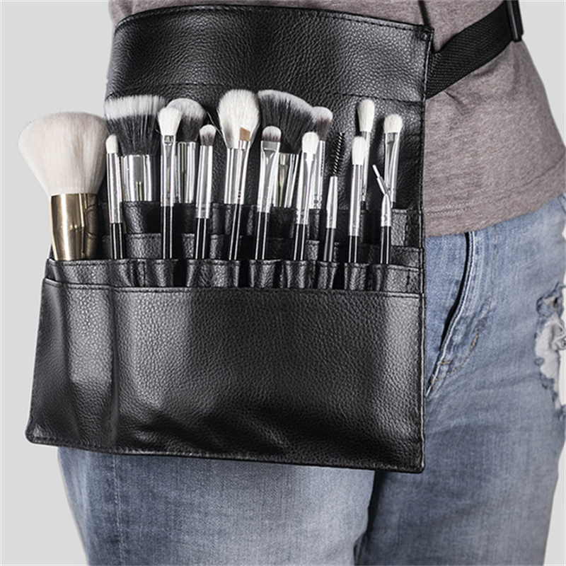 Two Style PU Leather Makeup Br - Leatherwork Pony 评论和价格