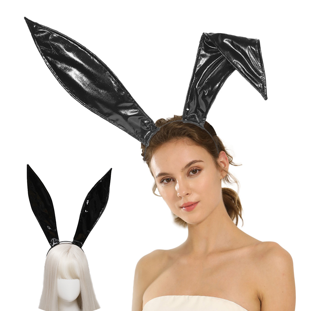 Sexy Bunny Maids Ears Headband - Leatherwork Rings 评论和价格