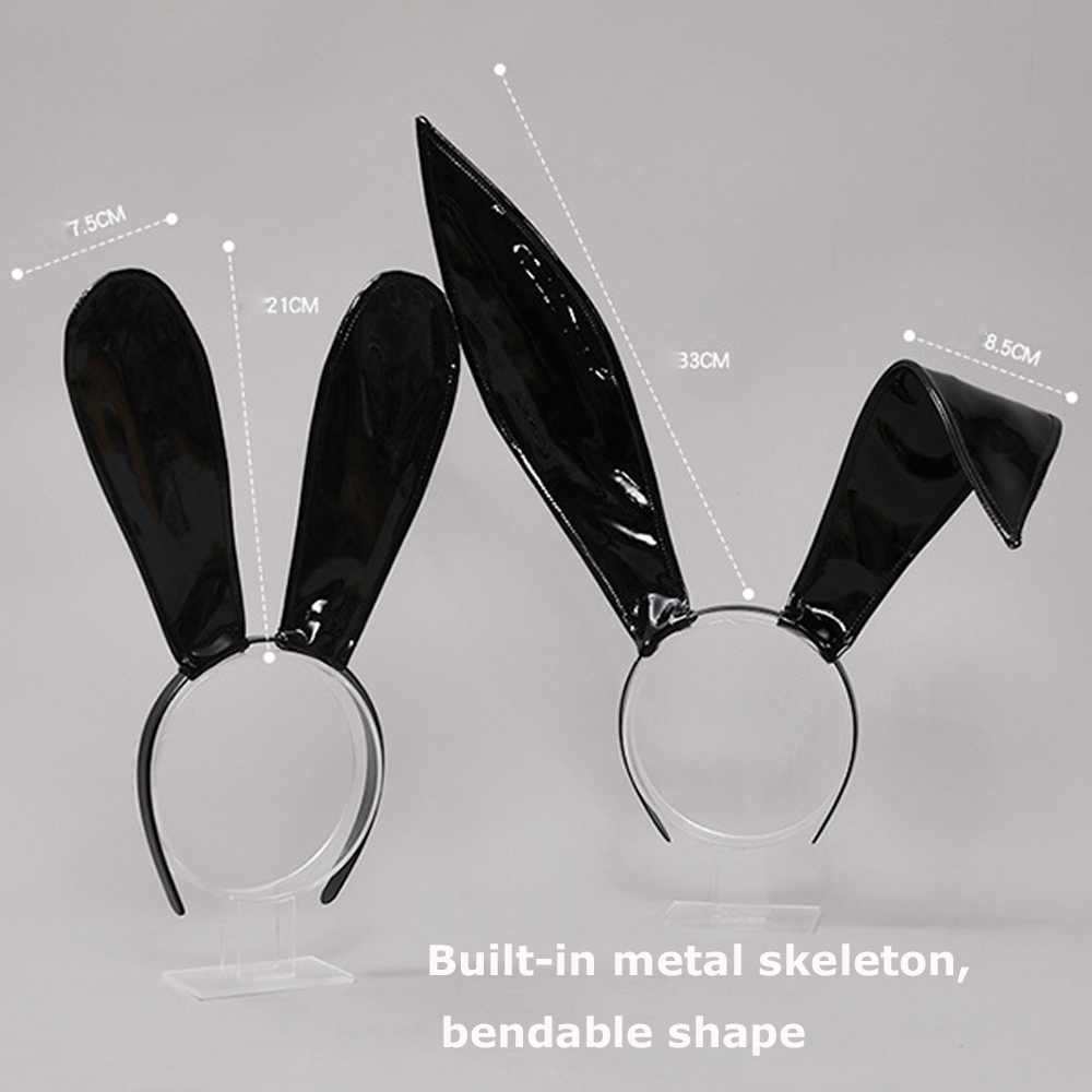 Sexy Bunny Maids Ears Headband - Leatherwork Rings 评论和价格