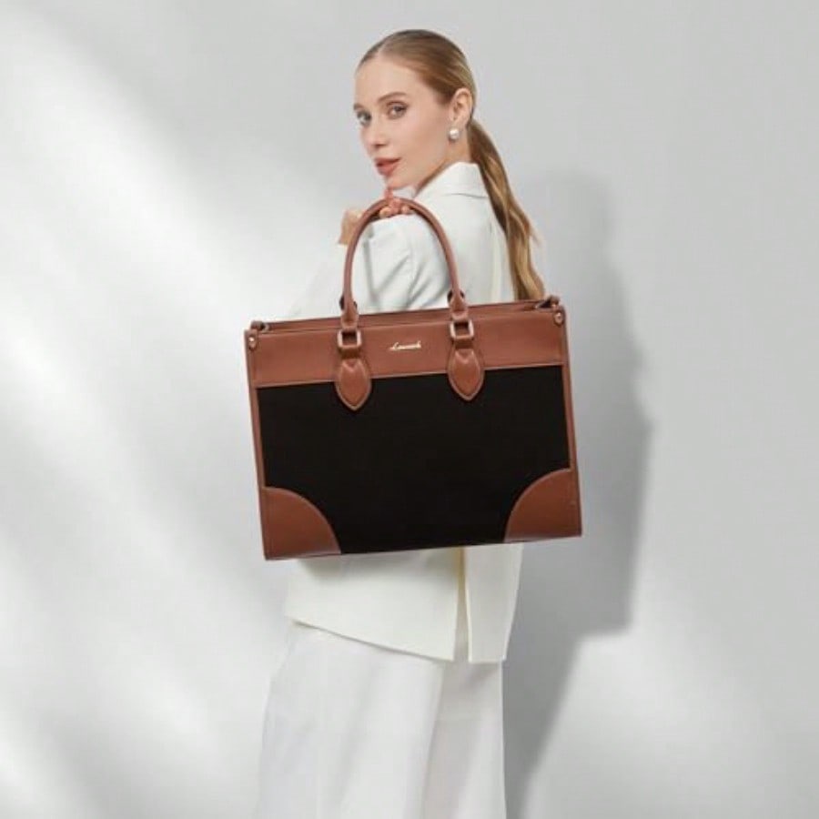 Laptop Bag For Women 15.6 Lnch - Leatherwork Bag 评论和价格