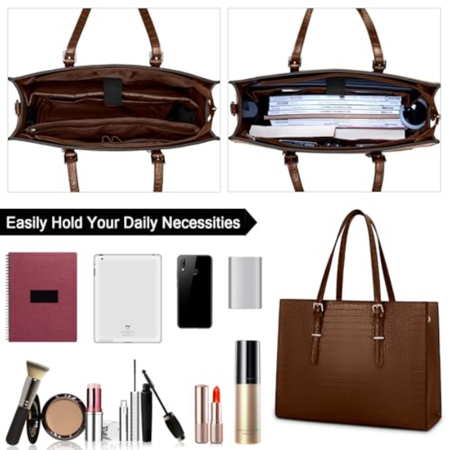 Laptop Bag for Women 15.6 Inch - Leatherwork Bag 评论和价格
