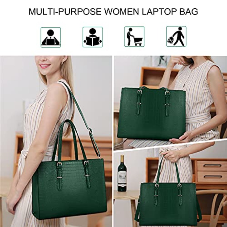 Laptop Bag for Women 15.6 Inch - Leatherwork Bag 评论和价格
