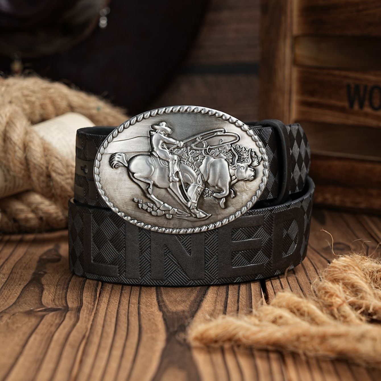A men's and women's casual ret - Leather Work Western 评论和价格