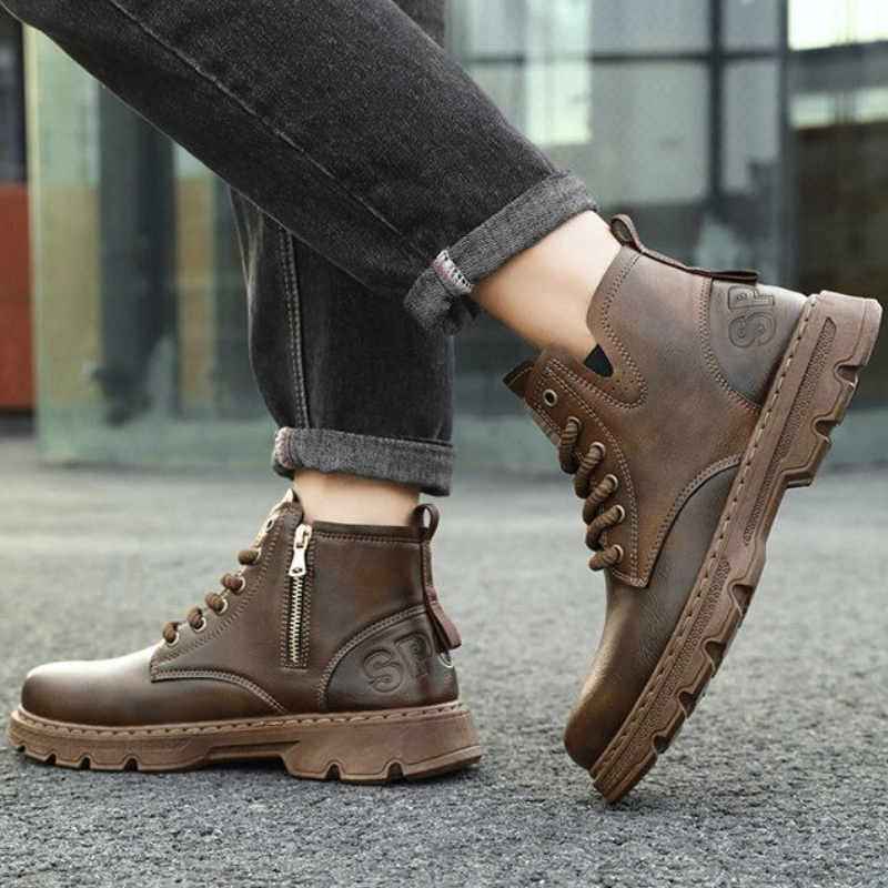 ​Men’s 2025 Winter New Arrival - Leatherwork Boots 评论和价格