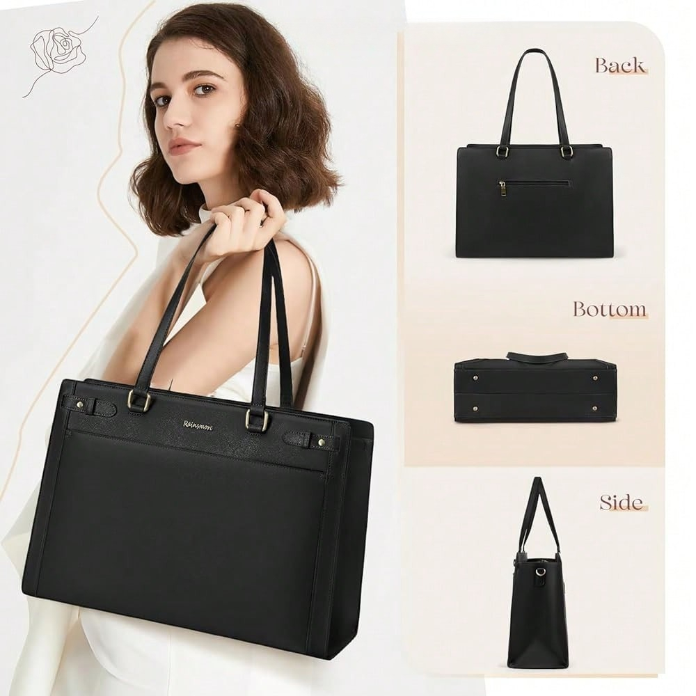 Laptop Bag For Women 15.6 Inch - Leatherwork Bag 评论和价格