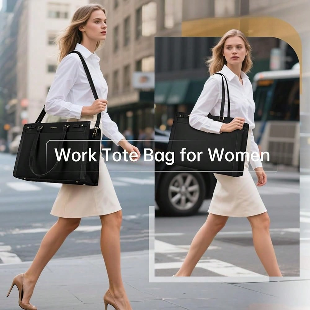 Laptop Bag For Women 15.6 Inch - Leatherwork Bag 评论和价格