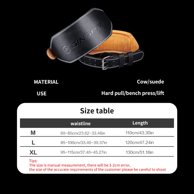Weight Lifting Belts 15cm Widt - Leather Workout Belt 评论和价格