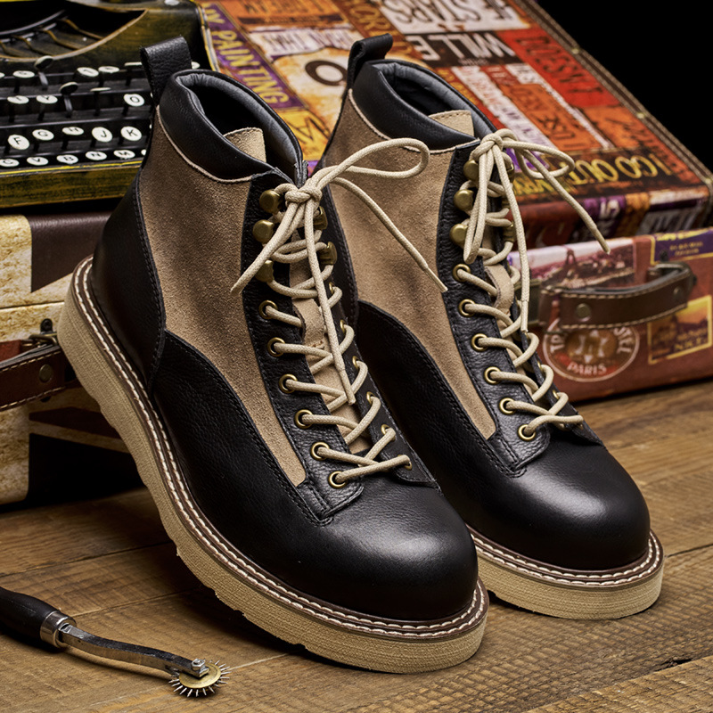 Men's Short Toe Work Boots, Am - Leatherwork Boots 评论和价格