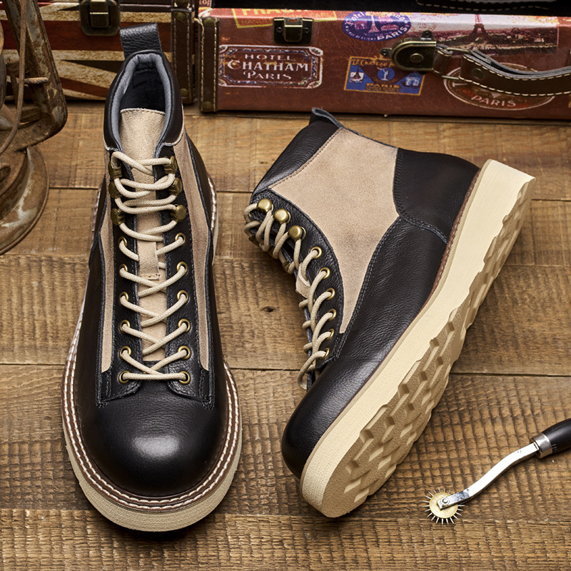 Men's Short Toe Work Boots, Am - Leatherwork Boots 评论和价格