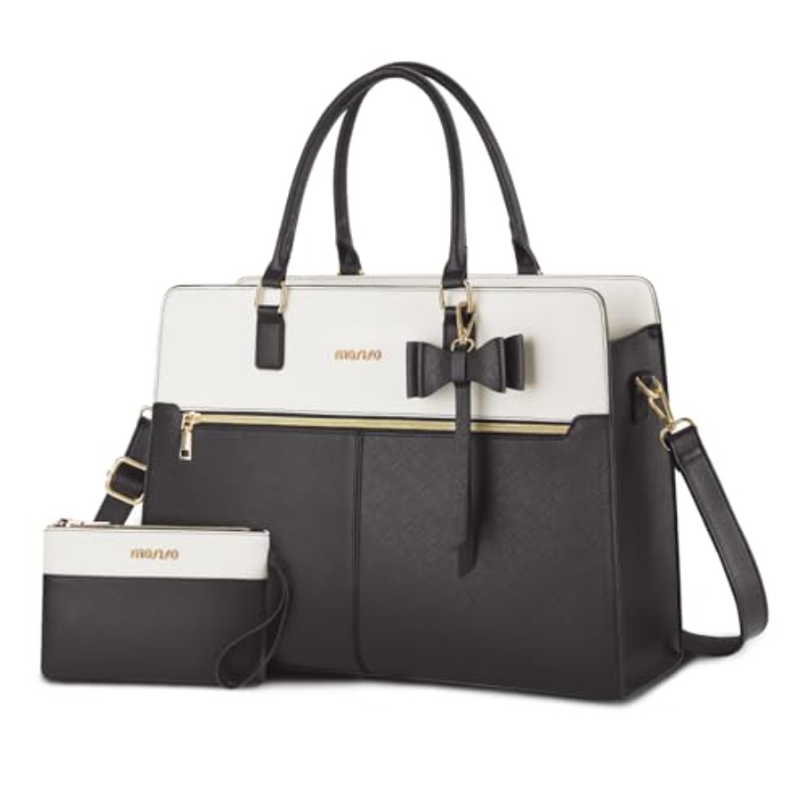 Laptop Tote Bag for Women, 15. - Leather Works 评论和价格