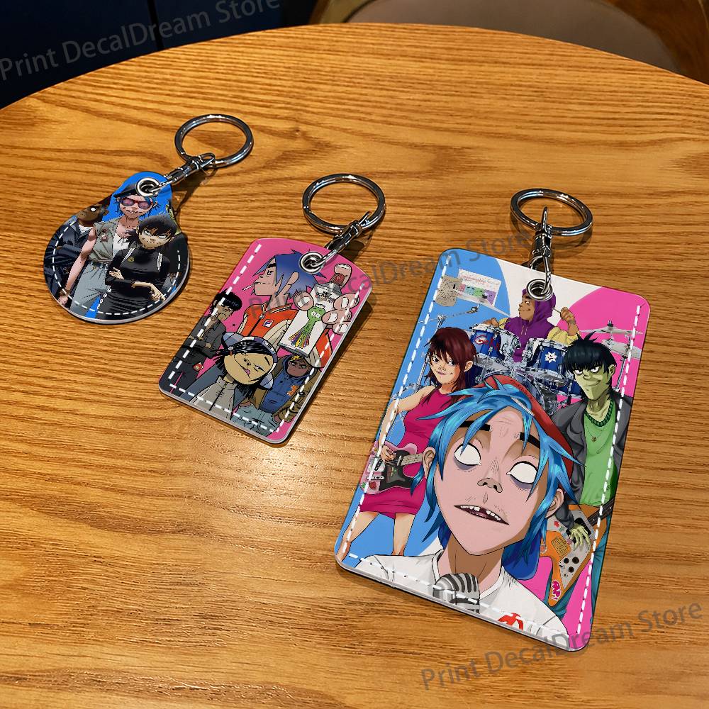 Band G-Gorillaz Holder Keychai - Leather Works 评论和价格