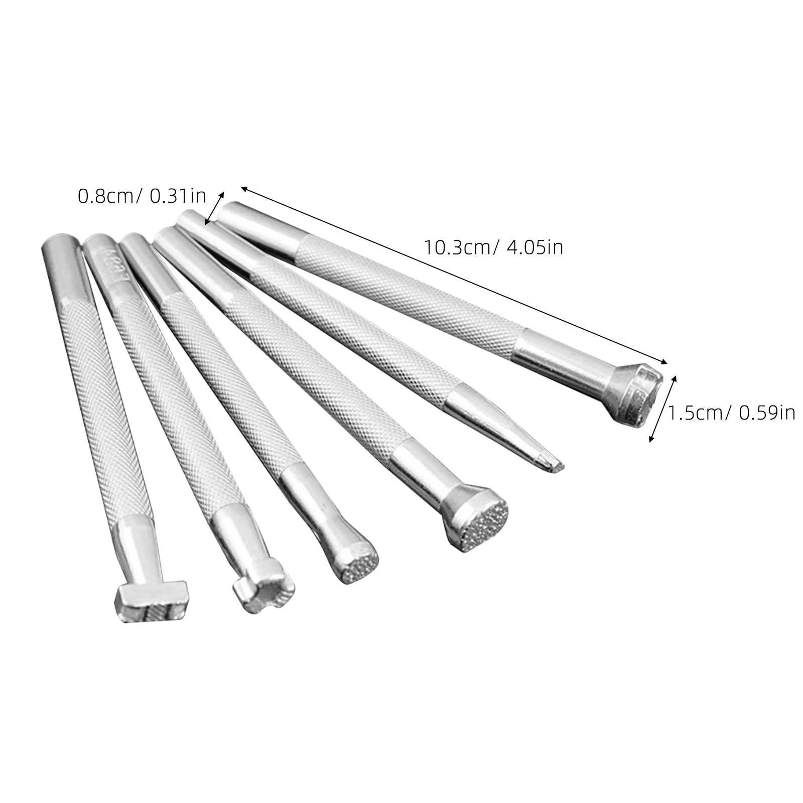 6Pcs Craft Stamping Tools Prof - Leatherwork Free Patterns 评论和价格