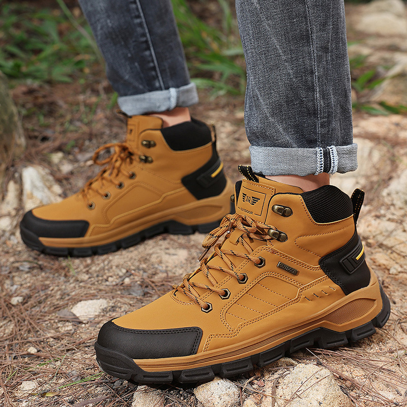 New Autumn Men's Boots Fashion - Leatherwork Boots 评论和价格
