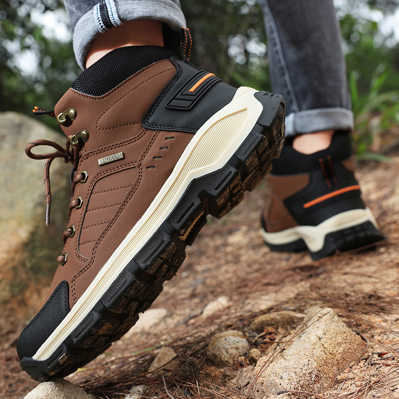 New Autumn Men's Boots Fashion - Leatherwork Boots 评论和价格