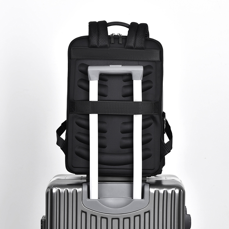 PU Leather Men's Backpack USB  - Leatherwork Bag 评论和价格