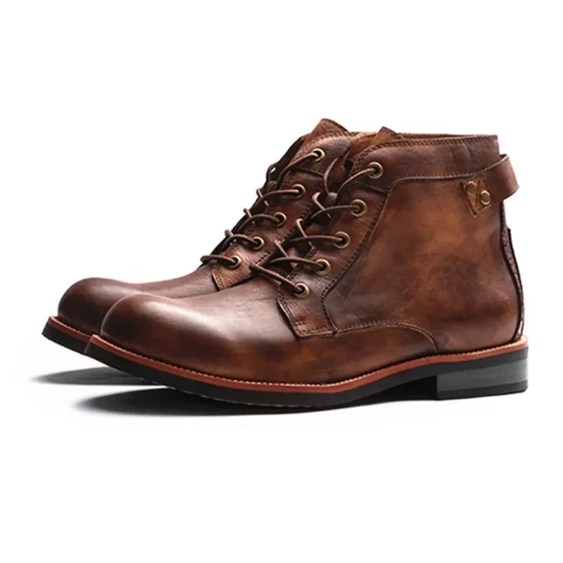 Motorcycle Boots American Casu - Leatherwork Uk 评论和价格