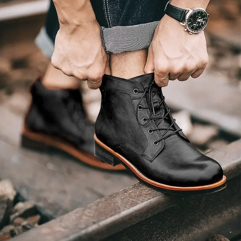 Motorcycle Boots American Casu - Leatherwork Uk 评论和价格