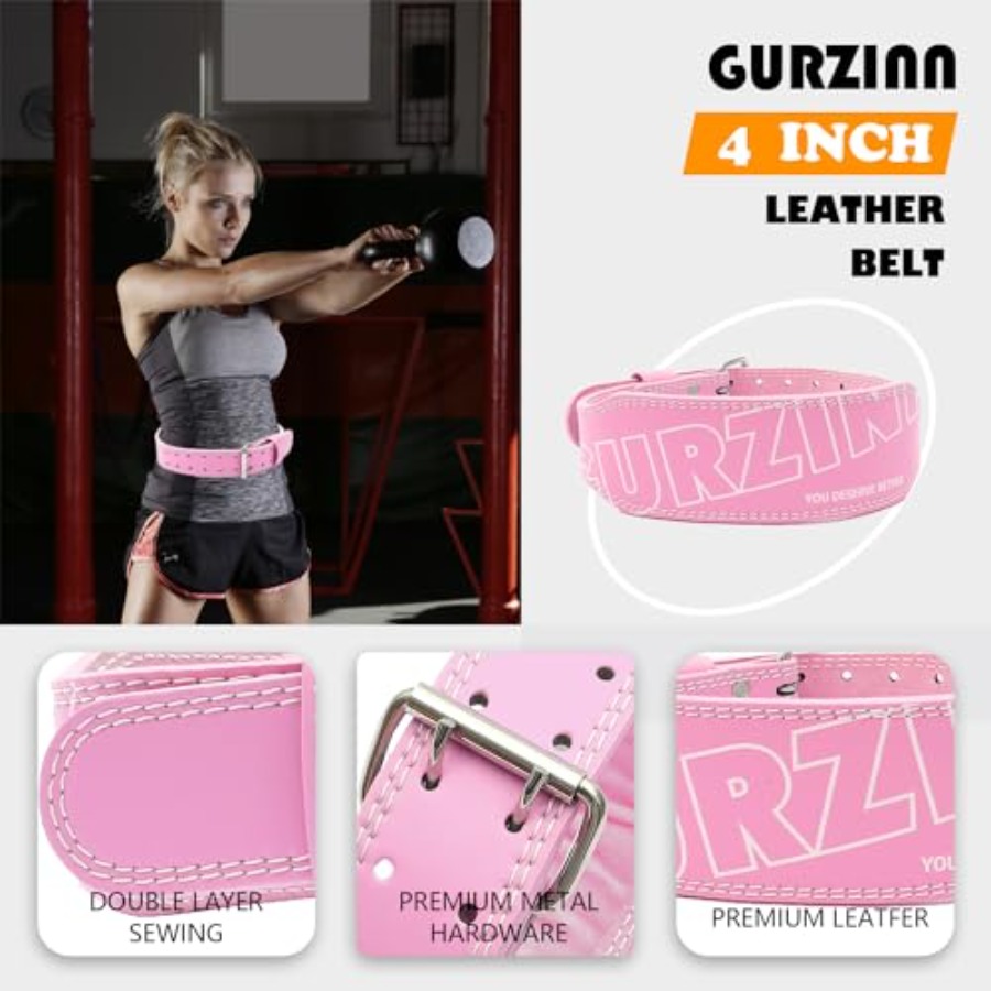 9mm Leather Fitn Weight Liftin - Leather Workout Belt 评论和价格