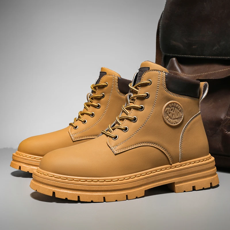 Men's High Top Boots Outdoor W - Leatherwork Boots 评论和价格