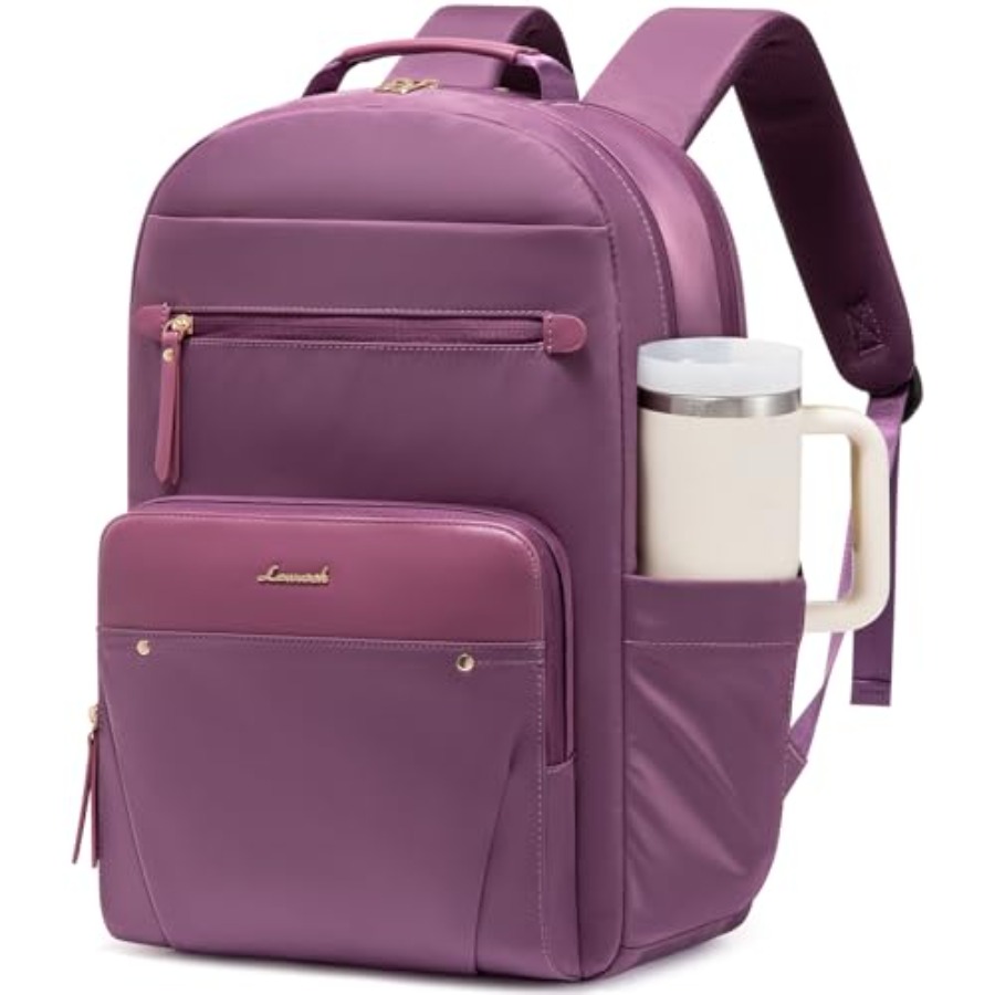 Laptop Backpack for Women with - Leather Works 评论和价格