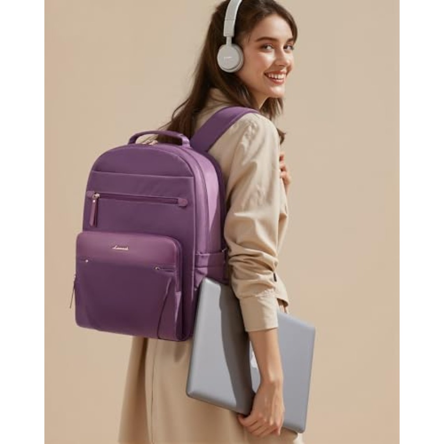 Laptop Backpack for Women with - Leather Works 评论和价格