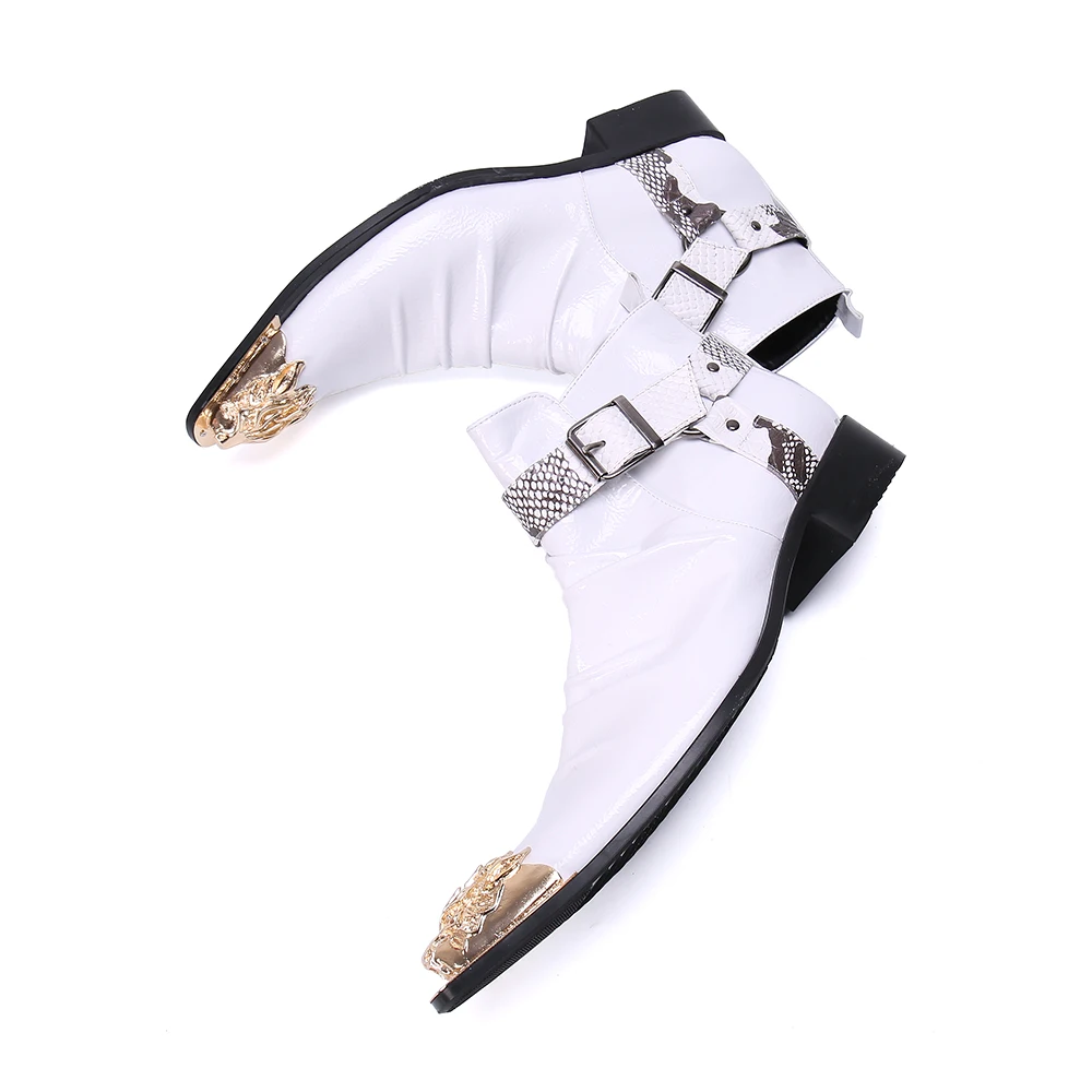 2025 Men Boots Luxury Leather  - Leatherwork Boots 评论和价格