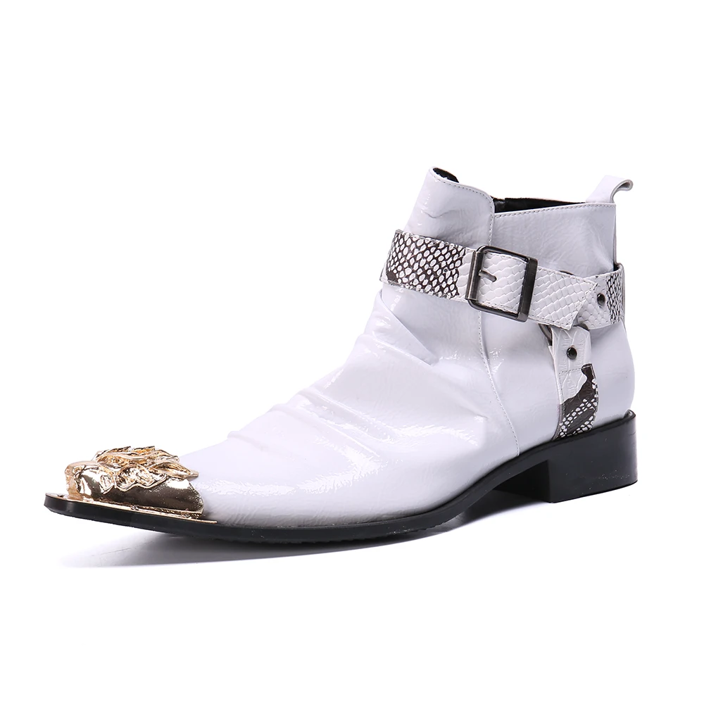 2025 Men Boots Luxury Leather  - Leatherwork Boots 评论和价格