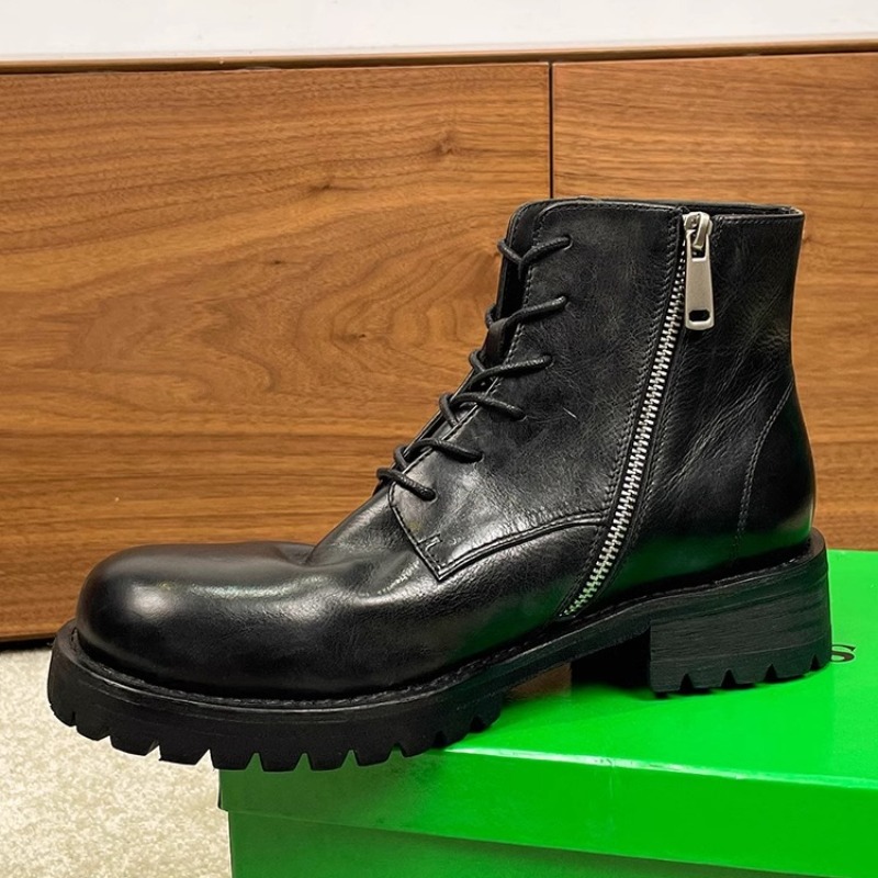 British Fashion Men's Ankle Bo - Leatherwork Boots 评论和价格
