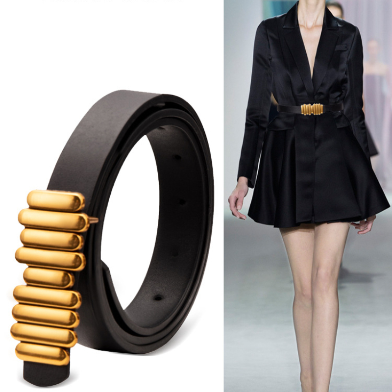 Fashion Female Elastic Belt Th - Leatherwork Rings 评论和价格