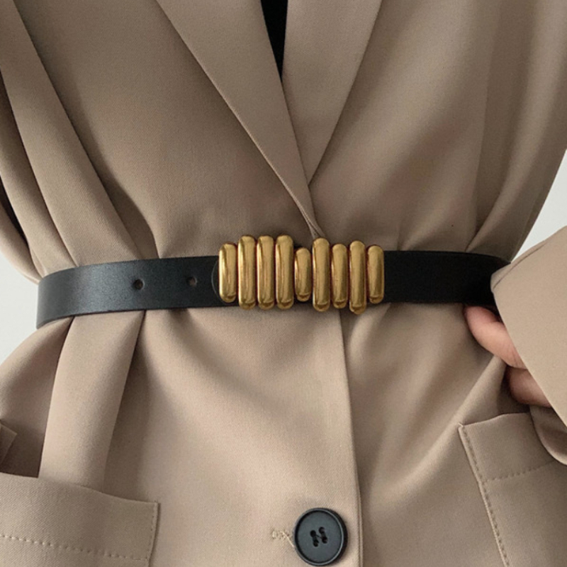 Fashion Female Elastic Belt Th - Leatherwork Rings 评论和价格