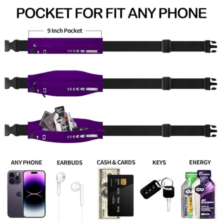Slim Running Belt for Women Me - Leather Workout Belt 评论和价格