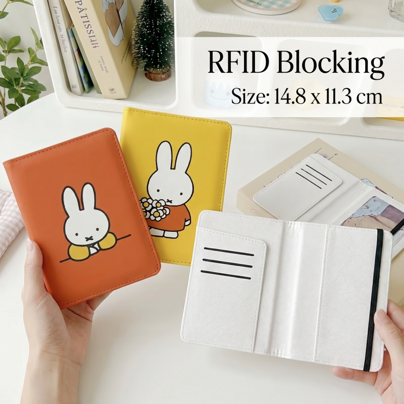 Kawaii Miffy ID Card Passport  - Leather Work Western 评论和价格