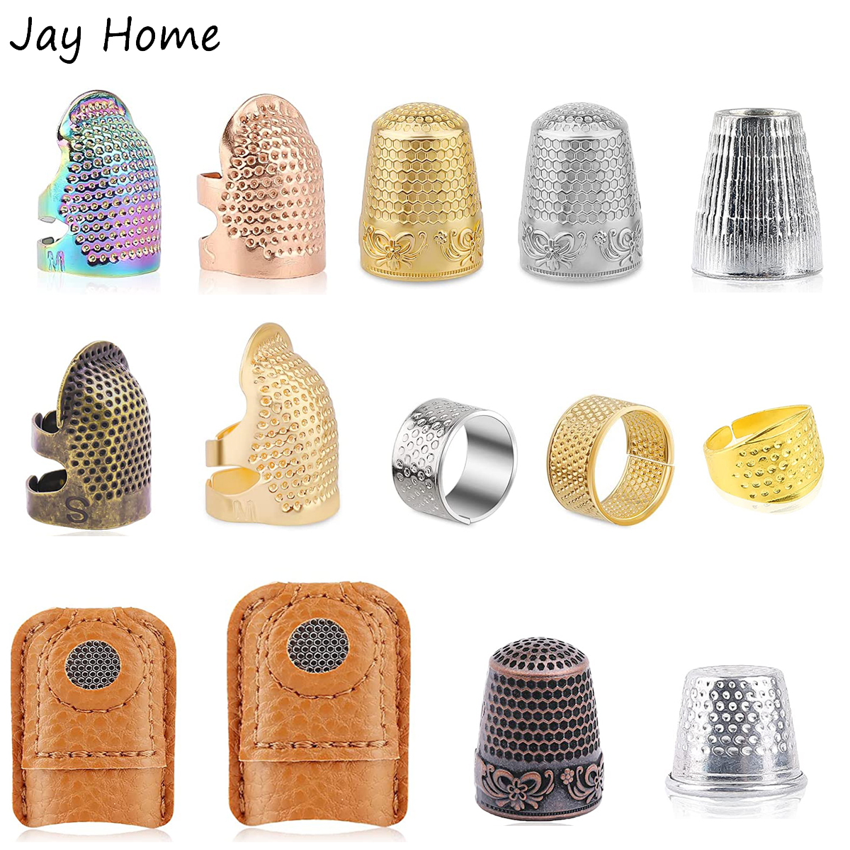 Hand-Working Sewing Thimble Me - Leatherwork Rings 评论和价格