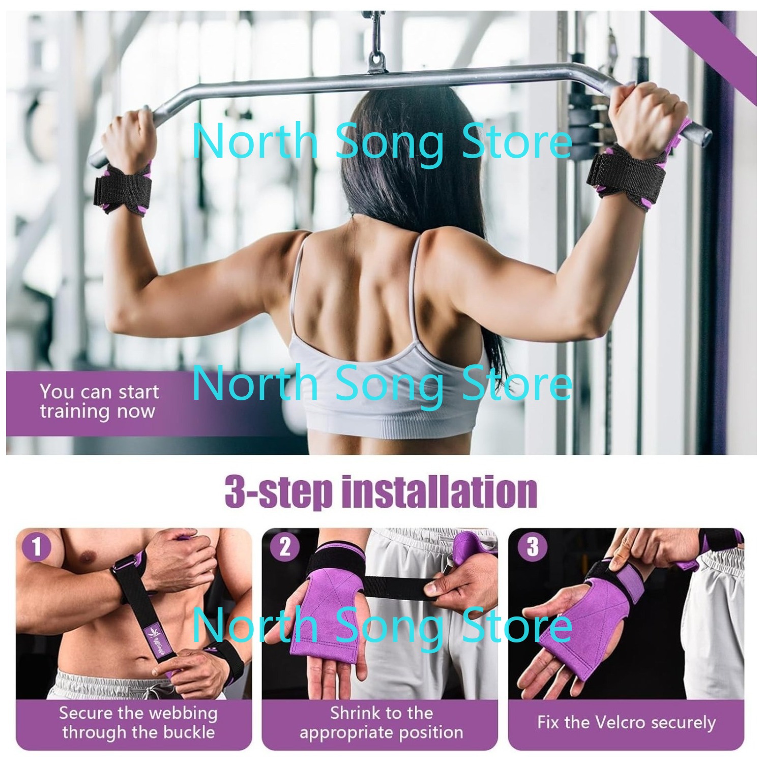 Wrist Straps for Weightlifting - Leather Workout Belt 评论和价格