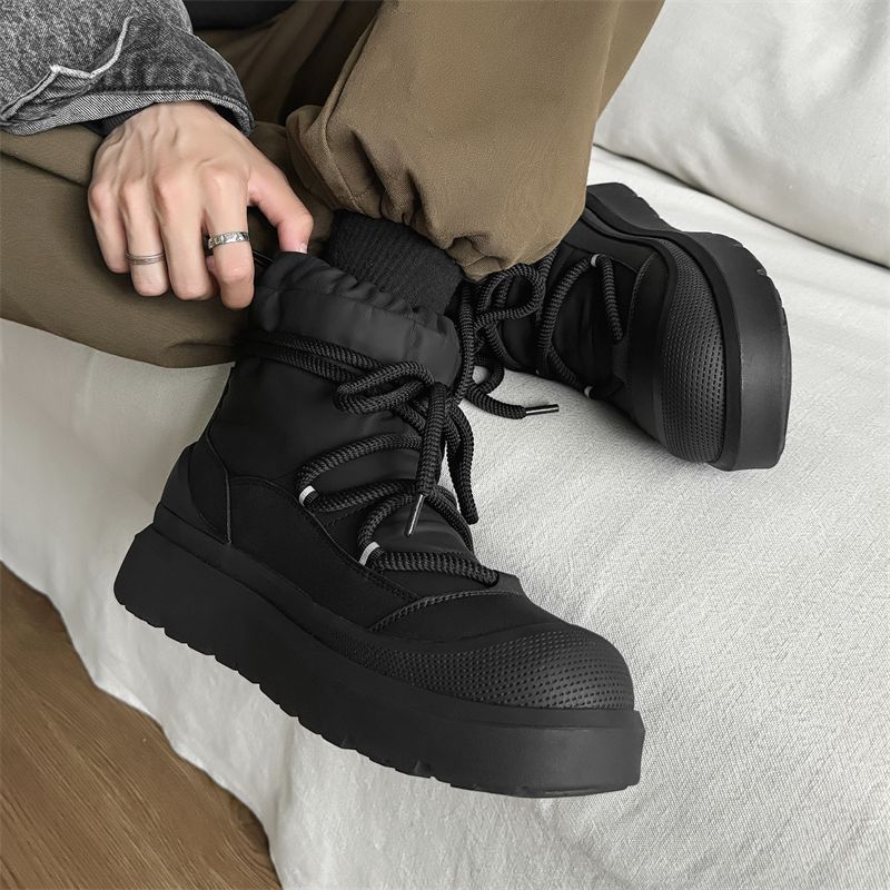 Designer New Men's Snow Boots  - Leatherwork Boots 评论和价格
