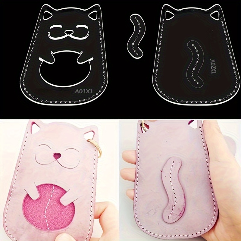 3pcs/set DIY Leather Craft Cut - Leatherwork Patterns 评论和价格