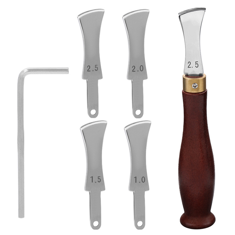Arch Groove Hot Pressure Leath - Leatherwork Edge Creaser 评论和价格