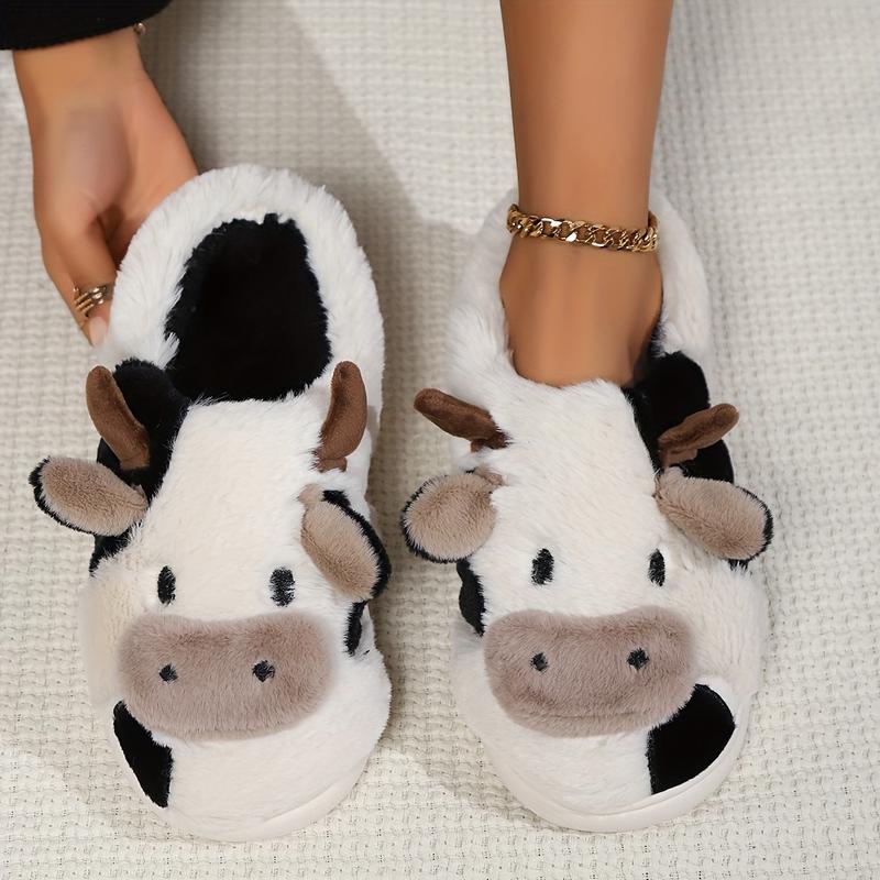 Soft Cow Slippers for Women -  - Leather Work Flats 评论和价格