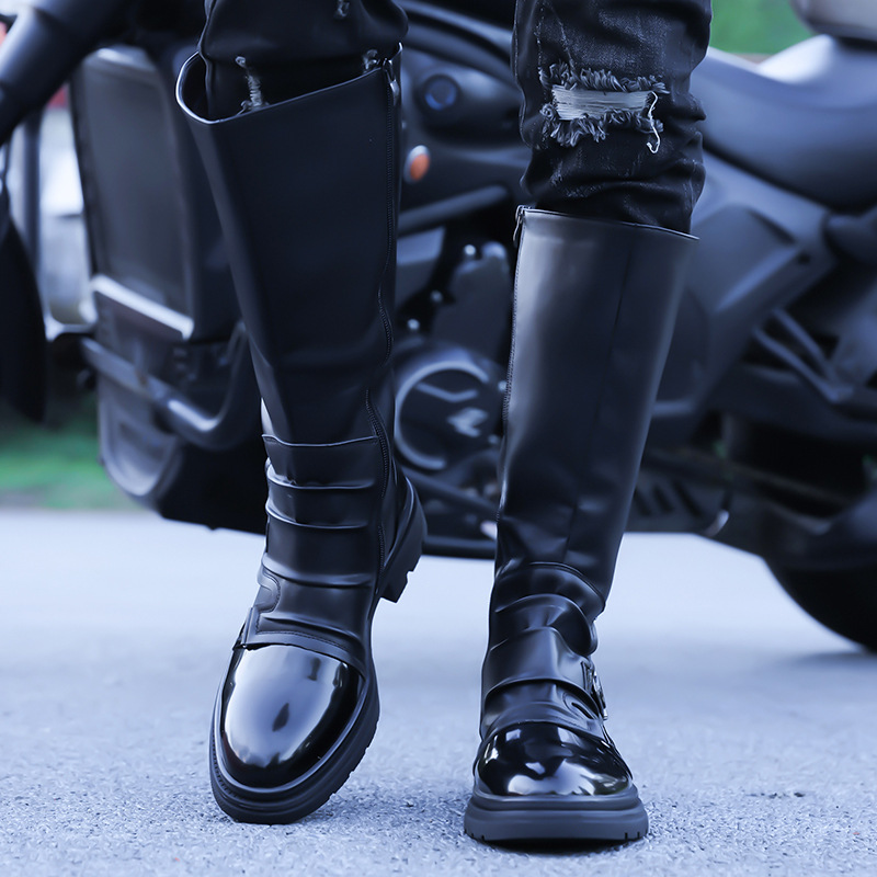 2026 New Men‘s Motorcycle Boot - Leatherwork Boots 评论和价格