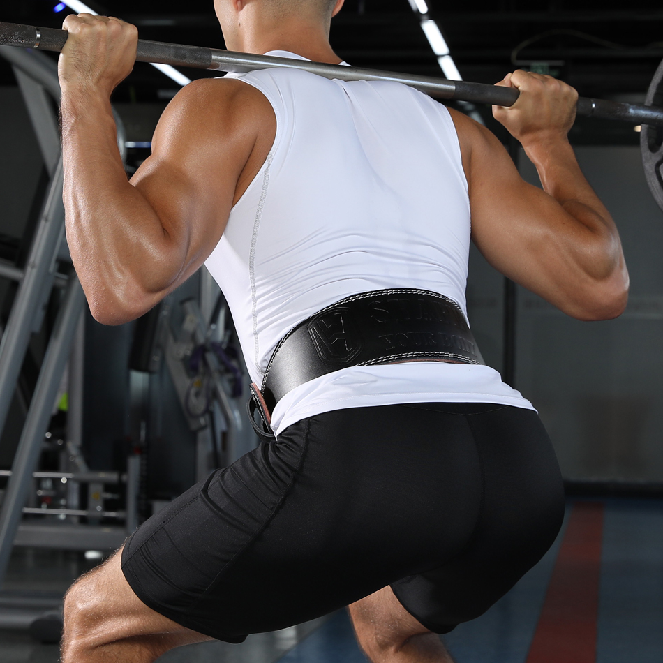 WOSWEIR-Men's Cow Leather Wais - Leather Workout Belt 评论和价格