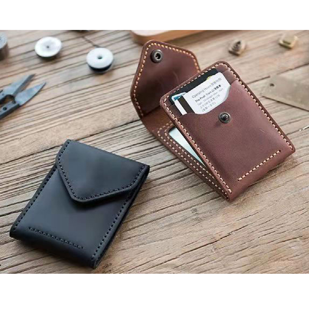 DIY leather craft folded cardh - Leatherwork Patterns 评论和价格
