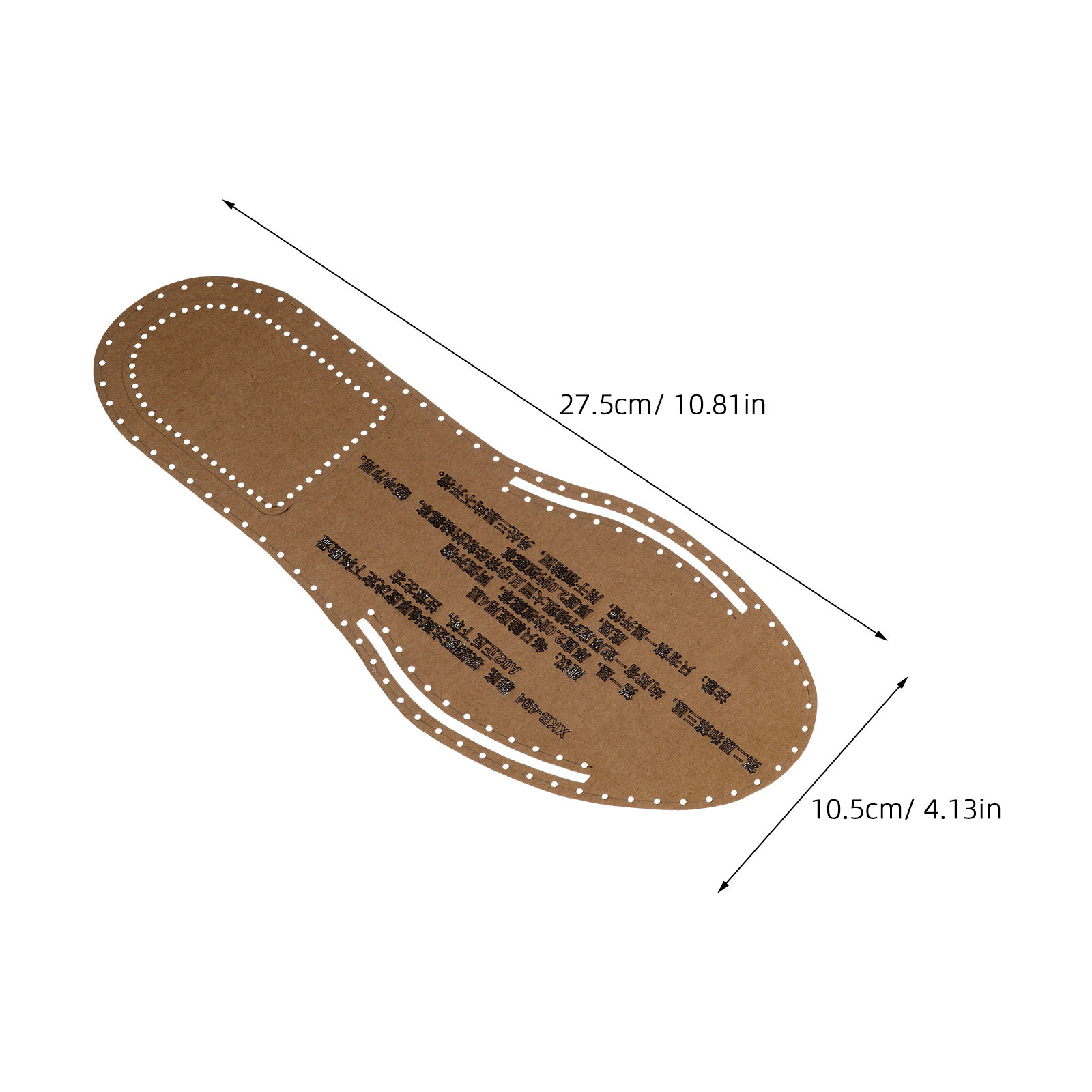 1Set Slipper Pattern Kraft Pap - Leatherwork Free Patterns 评论和价格