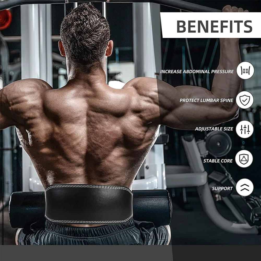 Leather Fitness Weight Lifting - Leather Workout Belt 评论和价格