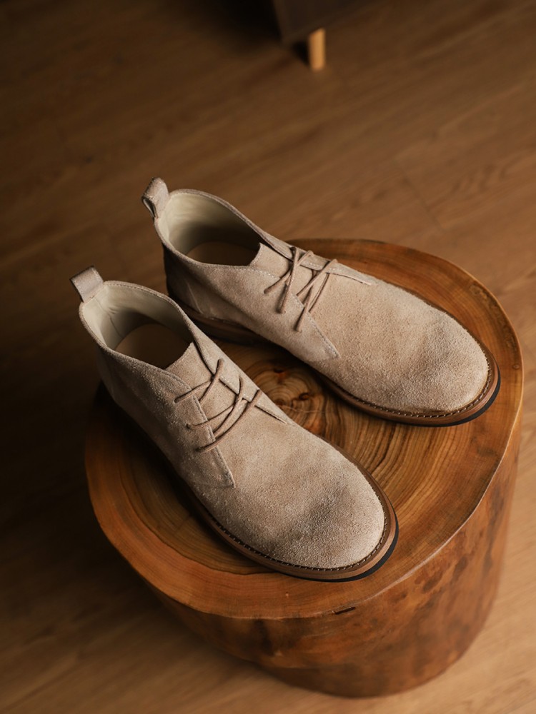 Fashion Versatile Male Lace-Up - Leatherwork Boots 评论和价格