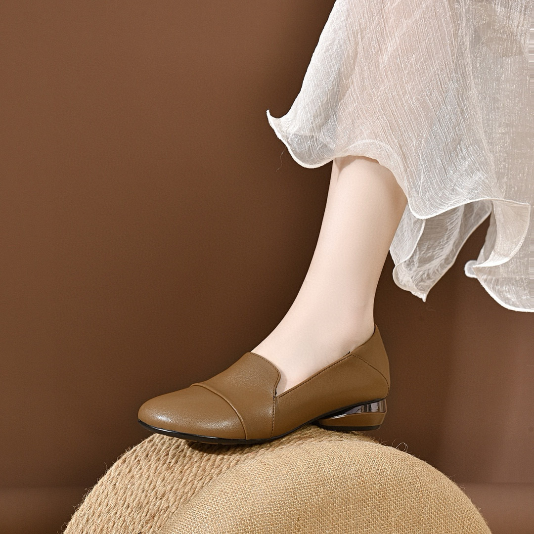 Women's shoes 2026 autumn low  - Leather Works 评论和价格