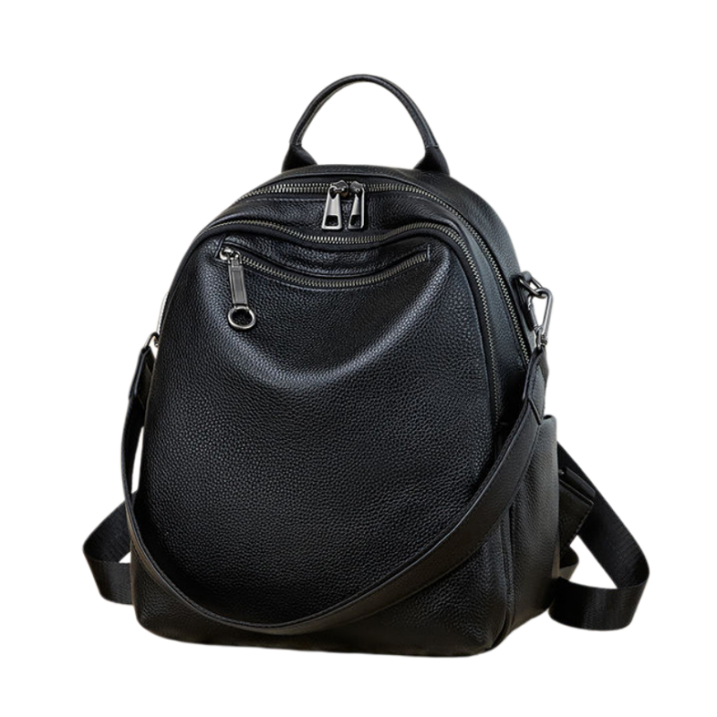 Genuine Leather Women's Backpa - Leatherwork Bag 评论和价格